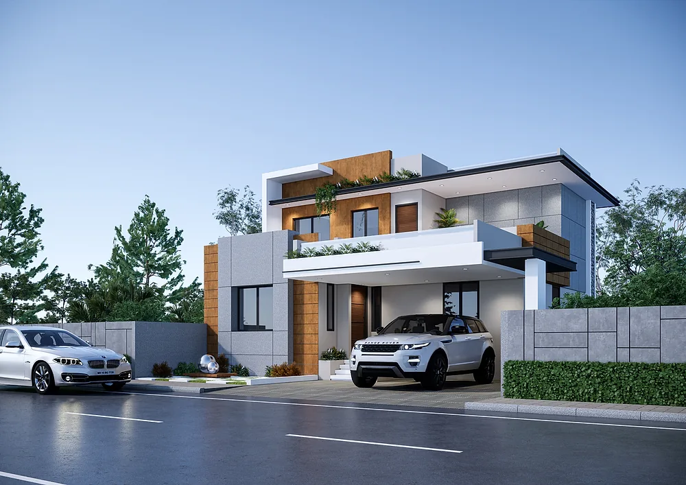 Contemporary Courtyard Bungalow